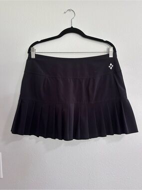 Jofit Black Pleated Sport Skirt